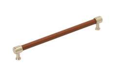 Signature Hardware 489365 Lazzara 8-13/16 Inch Cognac Leather Bar Cabinet Pull