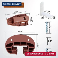 10 Sets of Drawer Slides Guide Glide Compatible with Kenlin Rite-Trak II 168 Tra