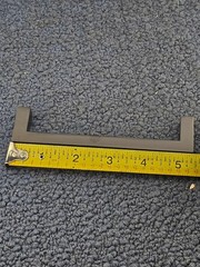 (QTY 10) GLIDERITE 21683-128-MB: 5″ Solid Square Slim Cabinet Drawer Bar Pulls