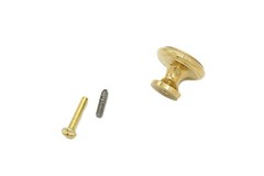 Antique Furniture Drawer Knob Boat Cabinet Knob Art Deco Solid Brass Knob 1-1/4