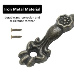 Jiozermi 1.68 inch Drawer Pulls, Bronze, 24 Pcs