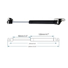 Gas Strut 30N/6.6lb 10 Inch Gas Struts Lift Supports Gas Spring Lid Support Gas