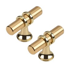 10 Pack Gold Cabinet Knobs Brushed Brass Handles Kitchen Cabinet Knobs Champagne