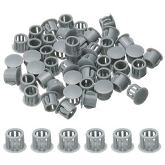 45pcs Drill Screw Hole Plugs Covers 2/5″(10mm) Dark Gray