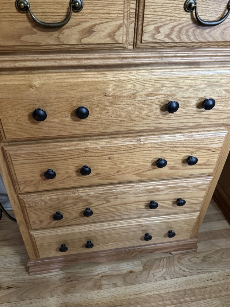 72 Oil Rubbed Bronze Furniture Drawer Knob Cabinet American Heirloom