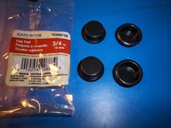 NEW Gatehouse Cup Pulls 3/4″ BLACK 4 Pack 0308716 FREE SHIPPING T4