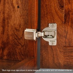 Blum 39C355B.20x20S 11/4″ Overlay Soft Close Cabinet Hinge, Nickel Plated Ste…