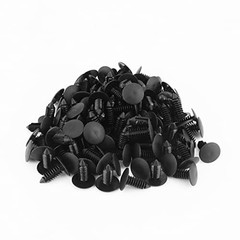 100pcs Auto Body Clips Car Door Trim 7.5mm Hole Retainer Plastic Push in