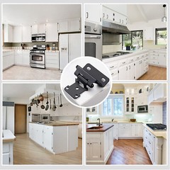 10 Pcs 1/2″ Overlay Semi Partial Wrap Around Cabinet Hinges Self Closing Hinges