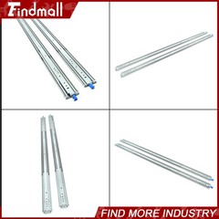 Findmall Heavy Duty 60″ Drawer Slides w/Lock 500lb – Full Extension Ball Bearing