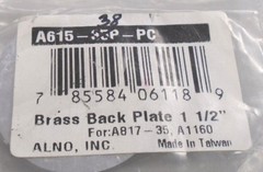 Alno A615-38-PC Traditional 1-1/2″ Diameter Cabinet Backplate Lot of 4 – 439O