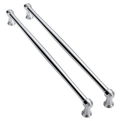 ZAUYX 2 Pack 10 Inch Polished Chrome Cabinet Pulls for Kitchen Bathroom
