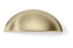 10 Pack 2-1/2″ Drawer Cup Pulls Champagne Bronze Kitchen Cabinet Pull w Hardware