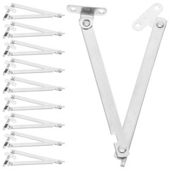 10 Pcs Lid Stay Cabinet Support Hinges Prop Rod Folding Heavy Duty