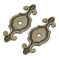 2Pcs, Cabinet Handle Backplate 2-7/8″ Drawer Knobs Back Plate Bronze