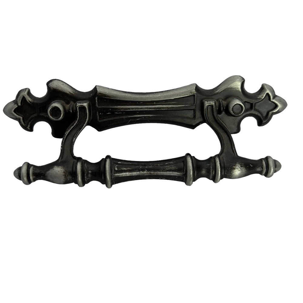 Vtg Amerock Drawer Pull BP182-AS French Colony Antique Silver Pewter Bail