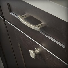 Cosmetic Upgrade: 10-Pack Brushed Nickel Cabinet Handles, 4-Inch T-Shaped Pulls