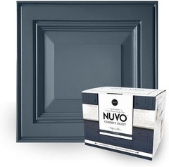 Nuvo Oxford Blue Cabinet Paint: DIY 7pc Kit, Long-Lasting Satin Finish, Washable