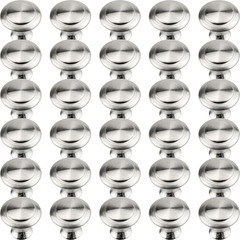 IFAMIO 30 Pack Kitchen Cabinet Knobs round Cupboard Handles Stainless Steel Kitc