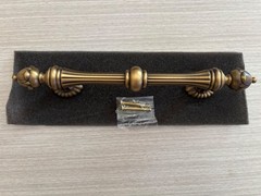 Alno A6929-6 Polished Antique Ornate 6″ Center To Center Bar Cabinet Pull