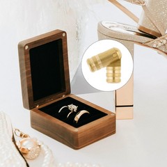 HOJLKLD 20Pcs 5 mm Hidden Brass Barrel Hinges, 135 Degree 5×19 mm, Gold