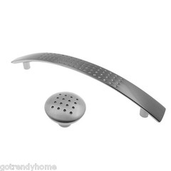 Modern Brushed Nickel Cabinet Knob Handles Drawer Pulls Kitchen HardwareCloset