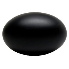 Amerock Allison Flat Black Oval Cabinet Knob Pull 1-3/8″ BP53014-FB