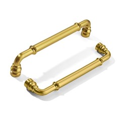 khtumeware 2pk 7-1/2″ Brass Cabinet Pulls 8 Colors 12 Sizes