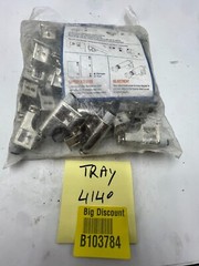 (Bag of 25) ROK Hardware SCD103 Soft Close Damper for Cabinet Silver