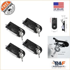 Precision Adjustable Lever Compression Latch – 4 Pack with Keyed Convenience