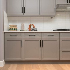 Ravinte 4~Pack Matte Black Cabinet Pulls 5 in, 3 in Hole Centers