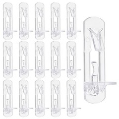16 Pcs Plastic Locking Shelf Pins Shelf Pegs Fit 7.9mm Hole 13/16″ Thick Shelf
