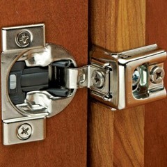 1-1/4 ” 108° Overlay Close Cabinet Hinges Kitchen Door Concealed Hinges Lot