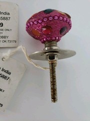 Six Hobby Lobby Glittery Cabinet Knobs READ DESCRIPTION
