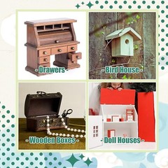 100pcs Small Hinges for Wooden Box Mini Hinge Jewelry 1 Inch Hinges Bronze Door