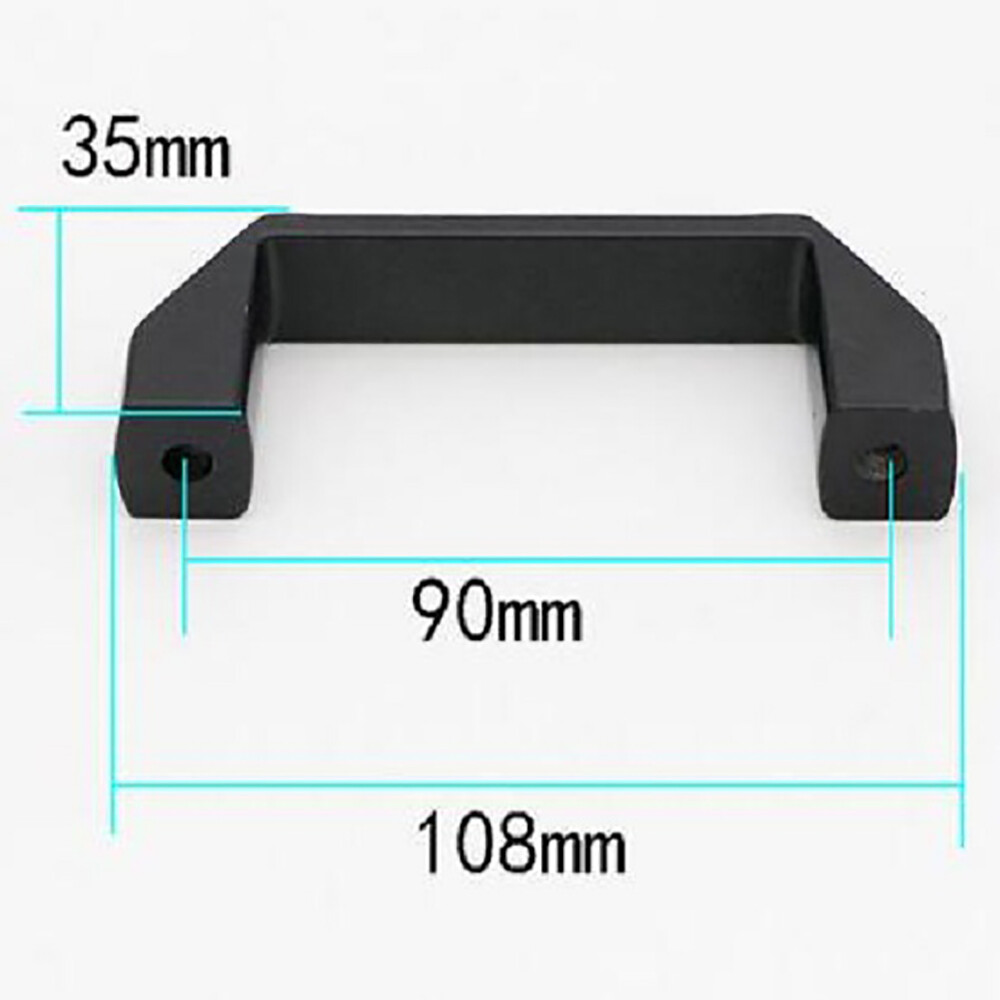 Heavy Duty Plastic Aluminium Door Pull Handle 90 120 180mm Industrial Commercial