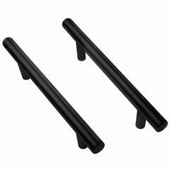 35 Pack 7 3/8” Cabinet Pulls Matte Black Stainless Cabinet Handles New Sealed