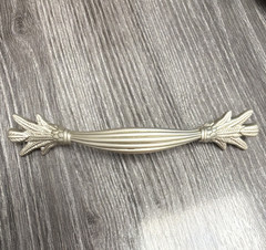 Silver Satin Traditional Metal Cabinet Handle Pull 3″ C-C, Fixings Supplied
