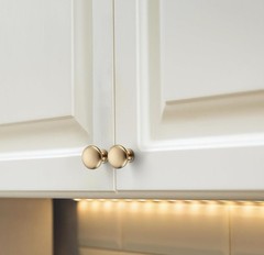 JOY DECOR 25 Pack Champagne Bronze Cabinet Knobs Zinc Alloy Kitchen Drawer Pulls