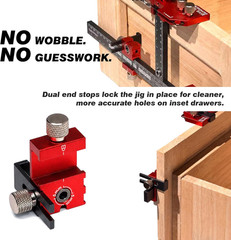 Cabinet Hardware Jig, Aluminum Alloy Cabinet Drawer Pull Jig Cabinet Pull Templa