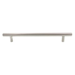 Style Selections European Bar Pull 7.5 Inch (192mm) Centers Satin Nickel 40924