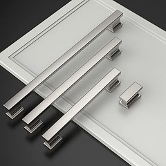 5 Inch(128mm) Kitchen Cabinet 5″ Hole Center Brushed Satin Nickel 10 Pack