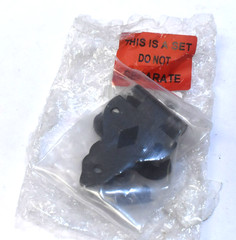 Renovators Supply Black Cabinet Hinge Wrought iron Offset Black Finish