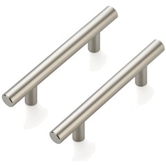 Stainless Steel T-Bar Kitchen Drawer Pulls