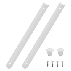 Plastic Drawer Rails White Smooth Silent Drawer Guides for Dressers