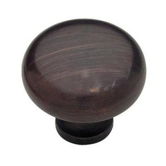 Bronze Knob Pull Cabinet Drawer Handle Kitchen Round Brushed