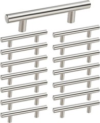 homdiy 15 Pack Brushed Nickel Cabinet Pulls 3 Inch Handles Stainless Steel Cabin