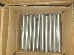 FLAT END BAR Silver 4 3/4″ Center Drawer Pulls 2 1/2″ Hole Spacing with screws