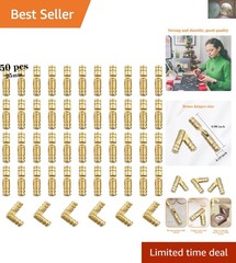 Compact Invisible Brass Barrel Hinges – Ideal for Jewelry & Trinket Boxes