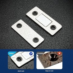 12 Pack Monkey Magnets Ultra-Thin Magnetic Plates Keep It All Shut AS-SEEN-ON-TV